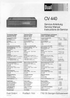 Dual CV-440-Service-Manual 